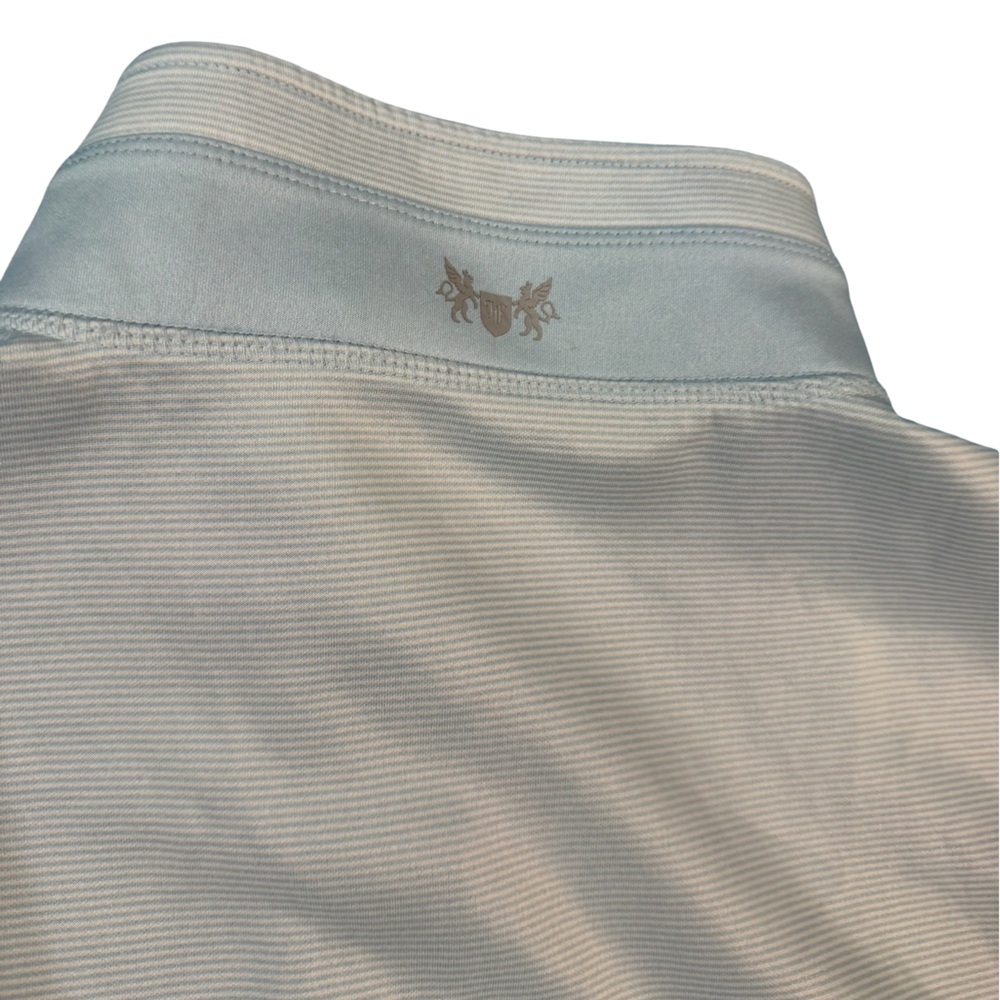 Hickey Freeman Sleeveless Quarter Zip Performance Top Men’s L Light Blue Vest - Picture 7 of 11
